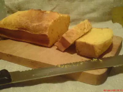 Бездрожжевой хлеб с тыквой