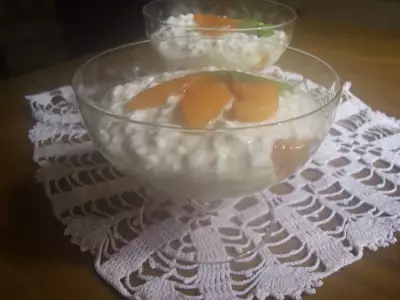Абрикосово-творожный десерт