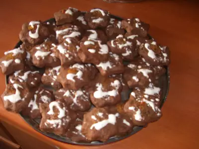 Шоколадно-цитрусовое печенье