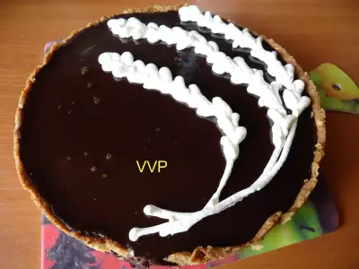 Цитрусово-шоколадный тарт