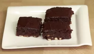 Постный шоколадный пирог брауни за 30 минут
