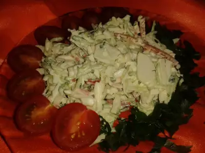 Салат из крабового мяса