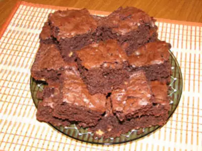 Шоколадно-ореховое пирожное