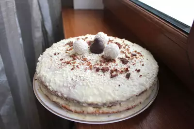 Кокосовый торт "рафаэлло"