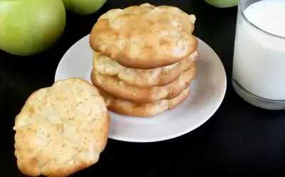 Мягкое яблочное печенье