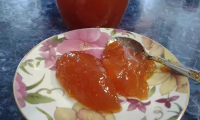 Яблочное повидло (джем) с абрикосами и апельсином