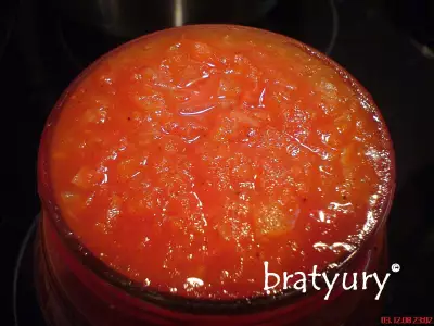 Соус по рецепту "домашний кетчуп"