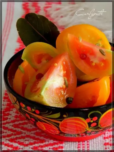 Солёные помидоры экспресс метод