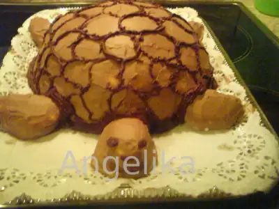 Торт жирная черепаха на отдыхе