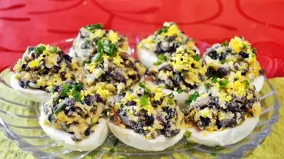Фаршированные яйца - шикарная праздничная закуска