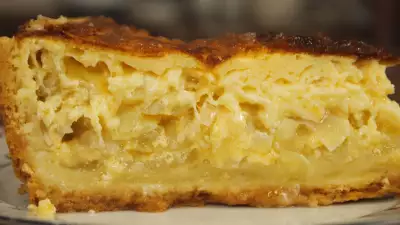 Сырно-луковый пирог