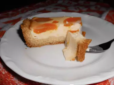 Торт творожный с мандаринами"нежный"