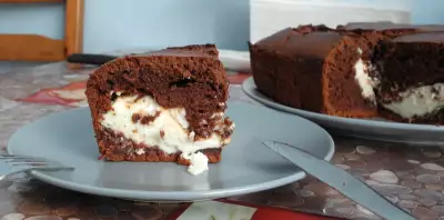 Пирог "шоколадно-творожный"