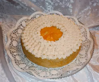 Карамельный торт с миндалем и ликером бэйлис