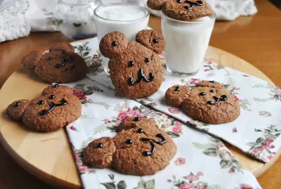 Орехово-овсяное печенье «веселые мишки»