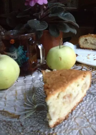 Яблочно миндальный пирог французские мотивы