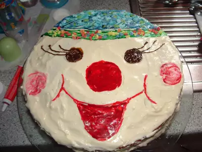 Торт "клоун"