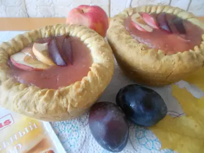 Пирог с нежной яблочной начинкой