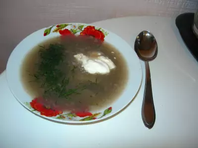 Грибовница (суп грибной)