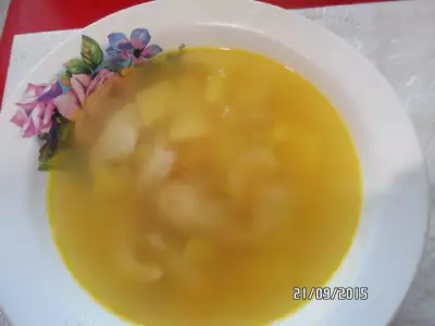 Супчик из филе индейки с картофелем