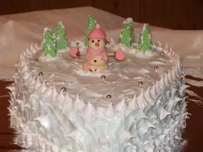 Торт  "новогодняя  сказка"
