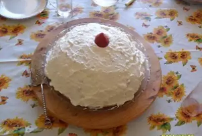 Французский торт "клубника со сливками"