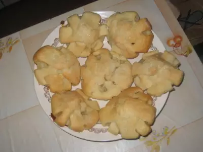 Пироженки с ананасом.