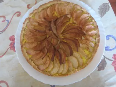 Яблоки+груши+творог = песочный ароматный пирог!!