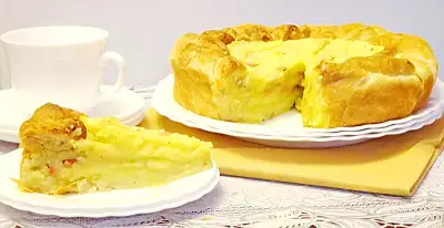 Апулийский картофельный пирог torta di patate alla pugliese