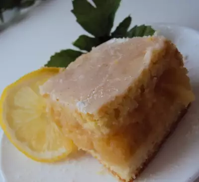 Лимонно яблочный пирог manzanitas