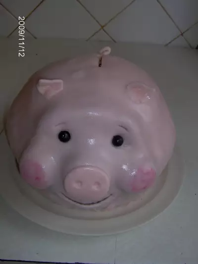 Торт свинья-копилка