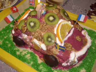 Торт машинка на первый день рождения сынули