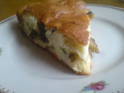 Пирог  с грибами