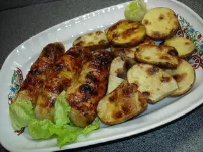 Куриные колбаски  "пикник на кухне"