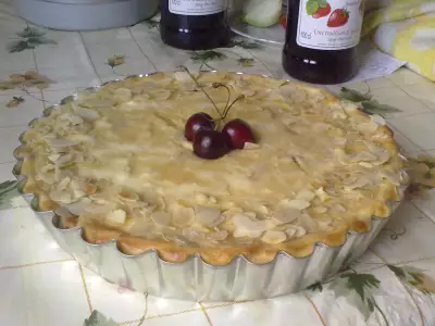 Творожный чиз кейк яблонька