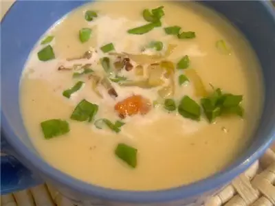 Суп пюре из сельдерея