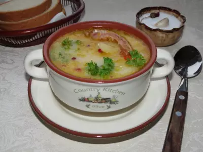Сырный суп с копченостями (тест-драйв)