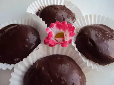 Конфеты со сгущенкой и шоколадом conos de dulce de leche y chocolate