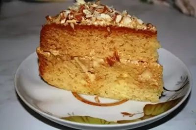 Торт медово-сметанный (вариант)
