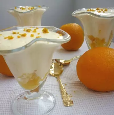 Десерт творожно-апельсиновый для катюши(к/с кухня)