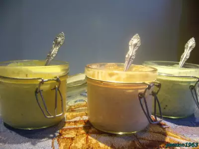 Цветные соусы-дипы на основе брынзы