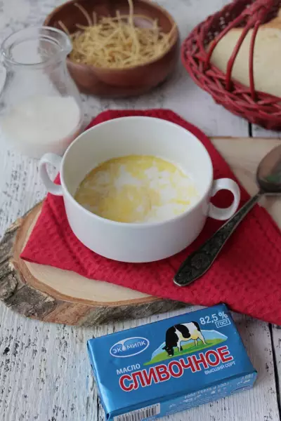 Молочный суп с домашней лапшой "привет из детства!"