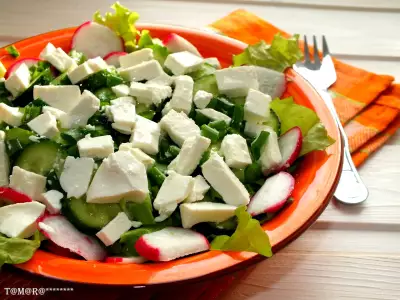 Витаминный овощной салат
