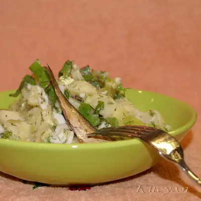 Кабачково-картофельный салат