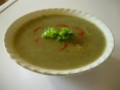 Суп пюре из сельдерея crema di sedano