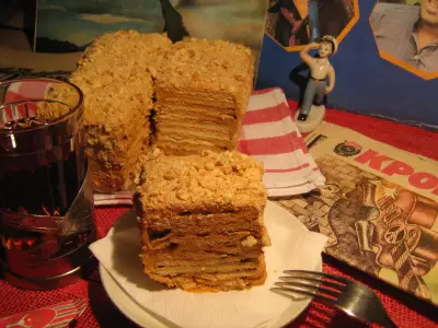 Торт из печенья и….из нашего детства )))))