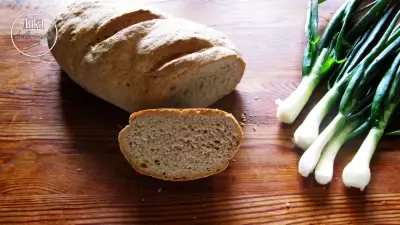 Хлеб деревенский из трёх видов муки.
