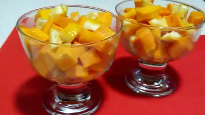 Тыквенно-лимонный десерт. рецепт из тыквы