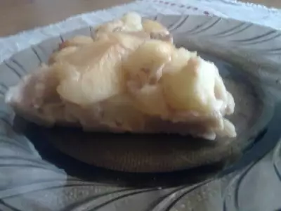 Бургундская яблочная запеканка (flamusse)