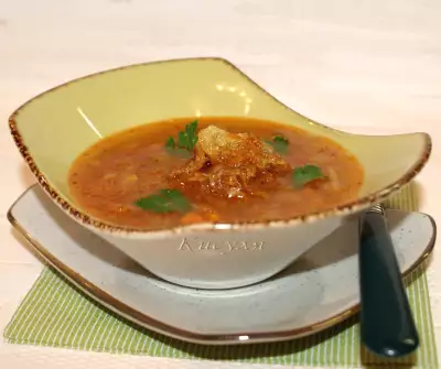 Египетский суп с карамелизованным луком